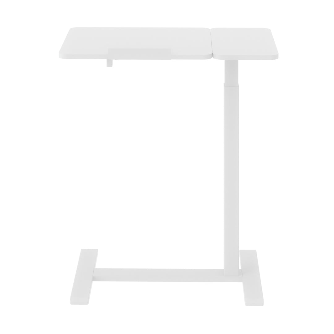 Maclean mobilt skrivbords-/laptopstativ, vitt, höjdjusterbart 76-109cm, max. 30kg , MC-120 W