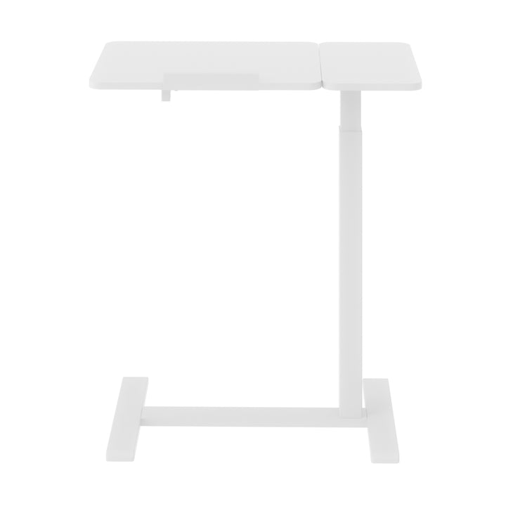 Maclean mobilt skrivbords-/laptopstativ, vitt, höjdjusterbart 76-109cm, max. 30kg , MC-120 W