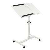 Mobilt skrivbordsstativ Maclean, vit, höjdjusterbar 59-89cm, max. 30kg , MC-121 W