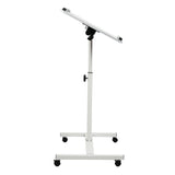 Mobilt skrivbordsstativ Maclean, vit, höjdjusterbar 59-89cm, max. 30kg , MC-121 W