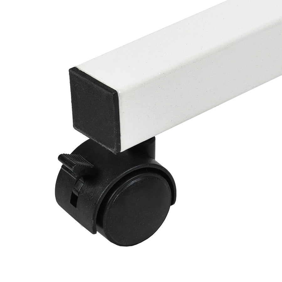 Mobilt skrivbordsstativ Maclean, vit, höjdjusterbar 59-89cm, max. 30kg , MC-121 W