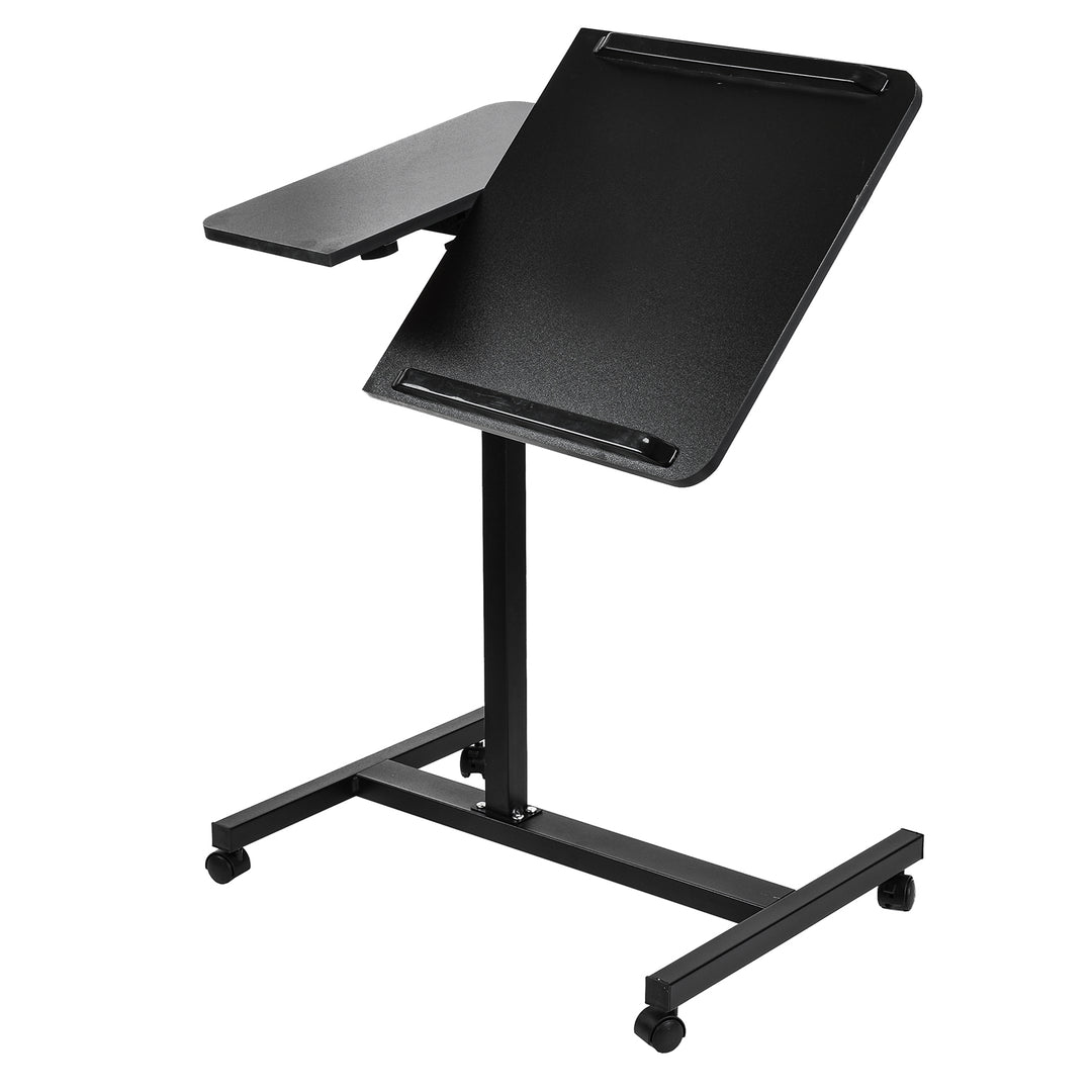 Mobilt skrivbordsstativ Maclean, svart, höjdjusterbart 59-89cm, max. 30kg , MC-121 B