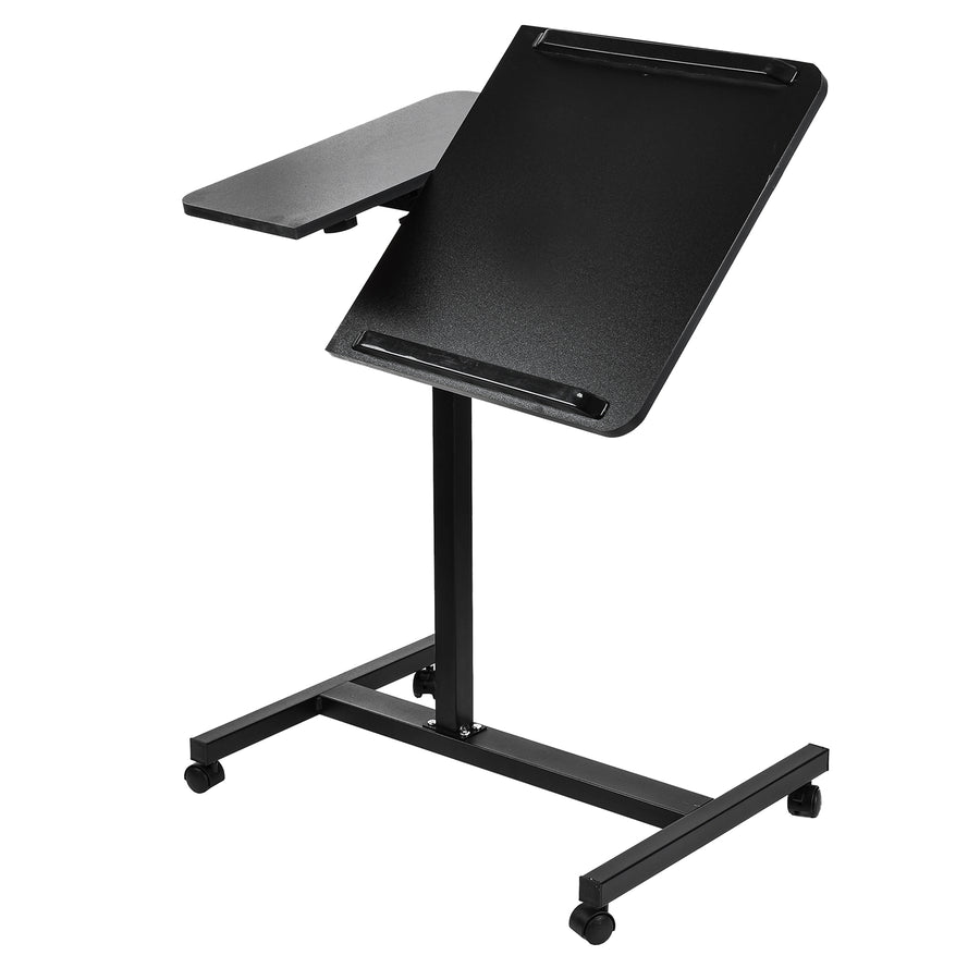 Mobilt skrivbordsstativ Maclean, svart, höjdjusterbart 59-89cm, max. 30kg , MC-121 B