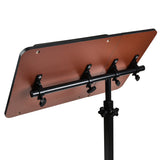 Mobilt skrivbordsstativ Maclean, svart, höjdjusterbart 59-89cm, max. 30kg , MC-121 B