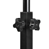 Mobilt skrivbordsstativ Maclean, svart, höjdjusterbart 59-89cm, max. 30kg , MC-121 B