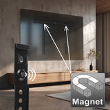 Maclean ultraplatt väggfäste för TV, 40-85", max VESA 600x400, belastning upp till 80kg, MC-123