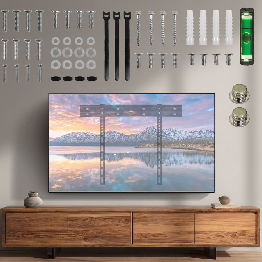 Maclean ultraplatt väggfäste för TV, 40-85", max VESA 600x400, belastning upp till 80kg, MC-123
