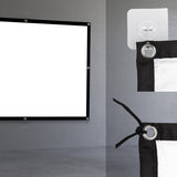 Maclean projektionsduk, 86", 175x131cm, 25mm 4:3 ram, spännkrokar, MC-166