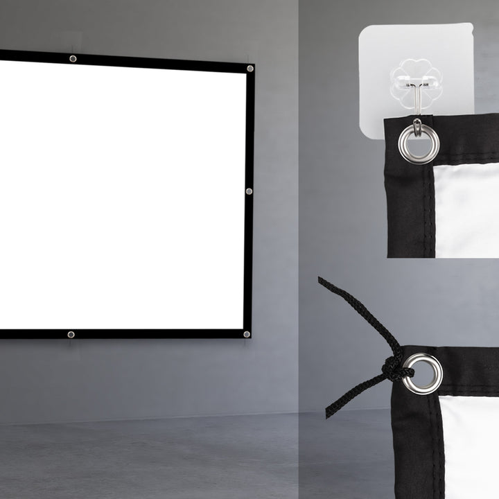 Maclean projektionsduk, 86", 175x131cm, 25mm 4:3 ram, spännkrokar, MC-166