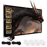 Maclean projektionsduk, 86", 175x131cm, 25mm 4:3 ram, spännkrokar, MC-166