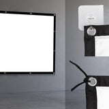 Maclean projektionsduk, 150", 300x220cm, 25mm kantlist 4:3, spännkrokar, MC-168