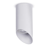 Maclean utanpåliggande armatur / rör, spot, rund, aluminium, GU10, 55x130mm, vit, MCE360 W 3st + LED-lampa GU10 7W Maclean Energy MCE437 WW varmvit 3000K, 220-240V~, 50/60Hz, 3st