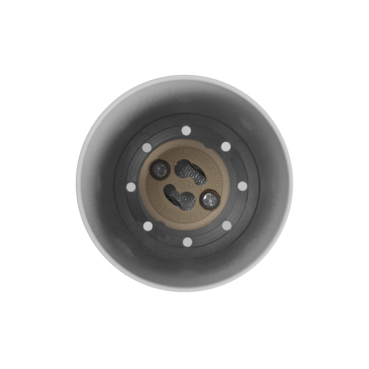 Maclean utanpåliggande armatur/rör, spot, rund, aluminium, GU10, 55x130mm, vit, MCE360 W 3st+LED-lampa GU10 7W Maclean Energy MCE437 NW neutralvit 4000K, 220-240V~, 50/60Hz 3st