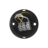 Maclean utanpåliggande armatur / rör, spot, rund, aluminium, GU10, 55x130mm, svart, MCE360 B+ LED-lampa GU10 7W Maclean Energy MCE437 WW varmvit 3000K, 220-240V~, 50/60Hz,