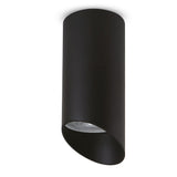Maclean utanpåliggande armatur/rör, spot, rund, aluminium, GU10, 55x130mm, svart, MCE360 B+LED-lampa GU10 7W Maclean Energy MCE437 NW neutralvit 4000K, 220-240V~, 50/60Hz, 490lm