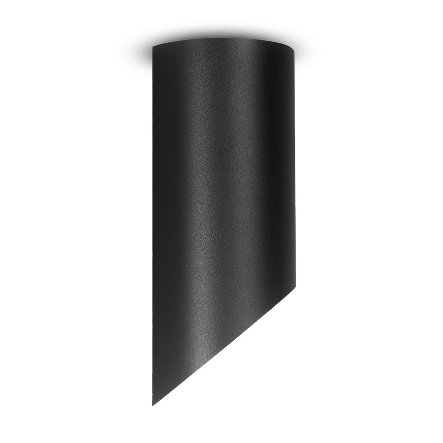 Maclean utanpåliggande armatur/rör, spot, rund, aluminium, GU10, 55x130mm, svart färg, MCE360 B 3st + LED-lampa GU10 7W Maclean Energy MCE437 WW varmvit 3000K, 220-240V~, 50/60Hz, 3st