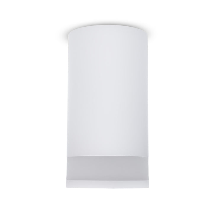 Maclean utanpåliggande armatur/rör, spot, rund, aluminium, GU10, 55x130mm, vit, MCE361 W+LED-lampa GU10 7W Maclean Energy MCE437 WW varmvit 3000K, 220-240V~, 50/60Hz, 490 lumen