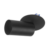 Maclean infälld montering/rörarmatur, spot, rund, aluminium, GU10, 55x130mm, svart, MCE364 B+LED-lampa GU10 7W Maclean Energy MCE437 NW neutralvit 4000K, 220-240V~, 50/60Hz, 490lm