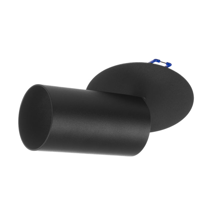 Maclean infälld armatur/rör, spot, rund, aluminium, GU10, 55x130mm, färg svart, MCE364 B 3st+ LED-lampa GU10 7W Maclean Energy MCE437 NW neutralvit 4000K, 220-240V~, 50/60Hz, 3st