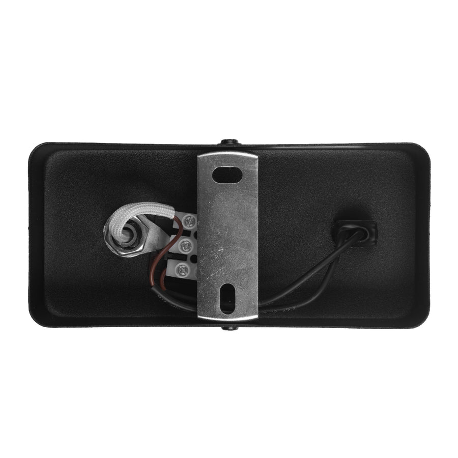 Maclean vägglampa / vägglampa, spot, rund, GU10, med 55x90mm strömbrytare, svart, MCE369 B+LED-lampa GU10 7W Maclean Energy MCE437 NW neutralvit 4000K, 220-240V~, 50/60Hz, 490 lumen