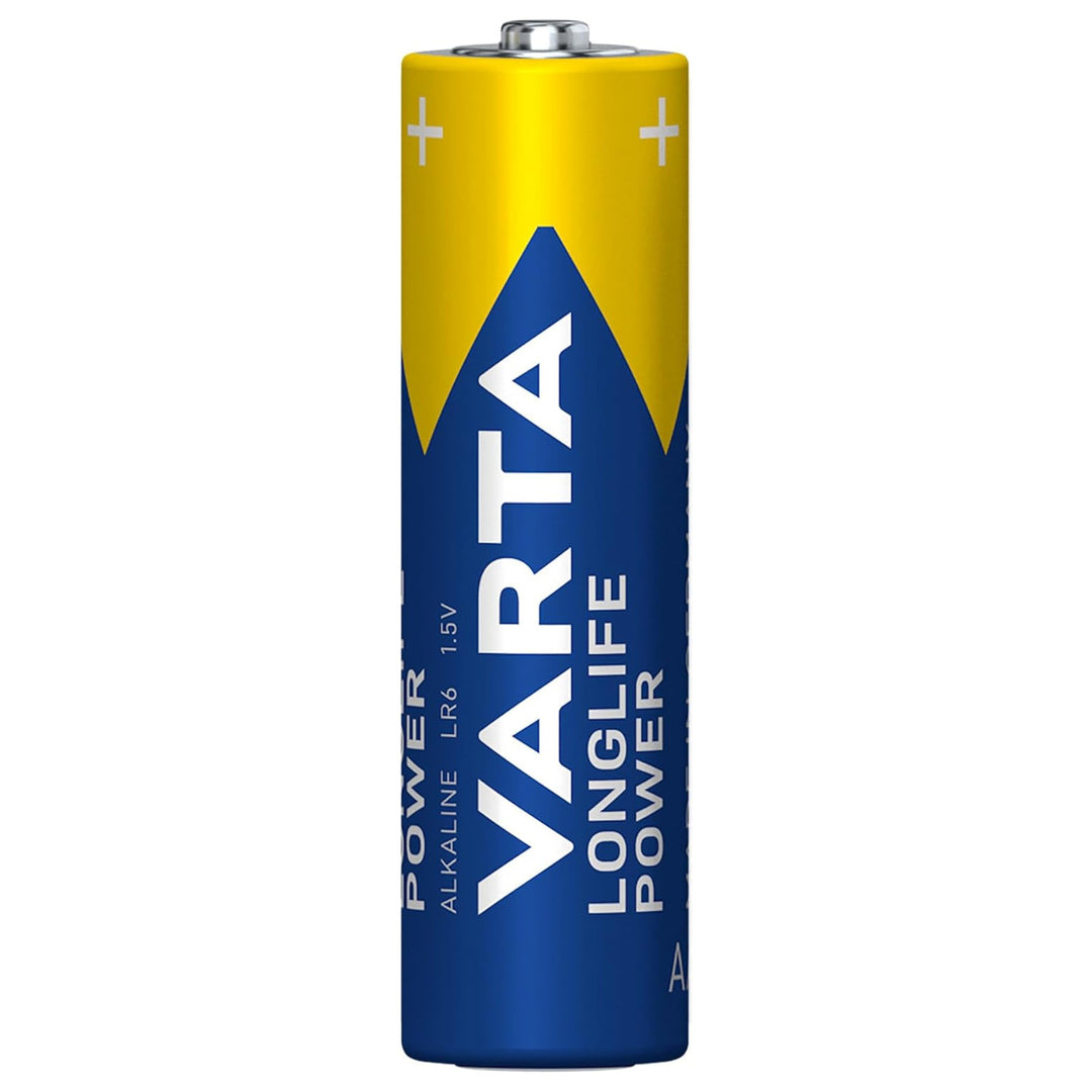 VARTA Longlife Power, 6 st AA alkaliska batterier, LR06, 1,5V