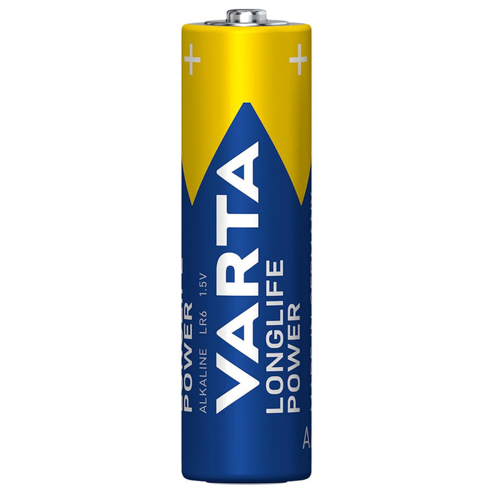 VARTA Longlife Power, 6 st AA alkaliska batterier, LR06, 1,5V