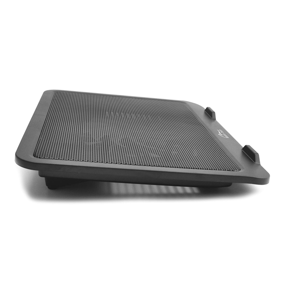 TYST KYLDYN - Kyldyna för bärbara datorer 15,6" och mindre, tyst, kraftfull, 13,5 cm fläkt, USB-port för genomgång