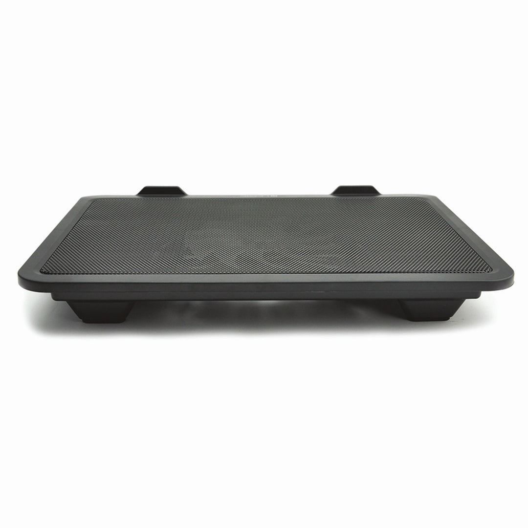 TYST KYLDYN - Kyldyna för bärbara datorer 15,6" och mindre, tyst, kraftfull, 13,5 cm fläkt, USB-port för genomgång