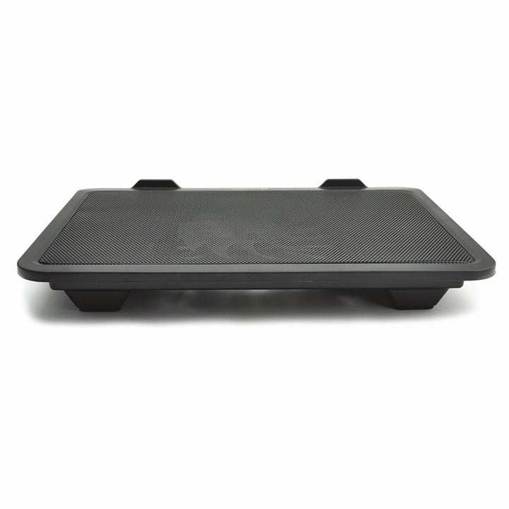 TYST KYLDYN - Kyldyna för bärbara datorer 15,6" och mindre, tyst, kraftfull, 13,5 cm fläkt, USB-port för genomgång