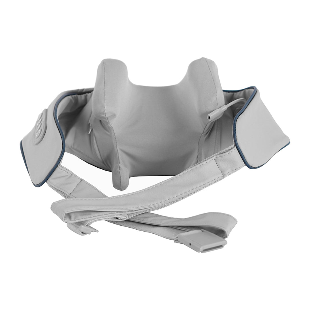 Massageredskap för axlar och nacke. Shiatsu, 5D-imiterade händer, 6 massagehuvuden, 3 lägen, 3 hastigheter, sladdlös, USB-C-laddningsport NACK- & SKULDERMASSAGER