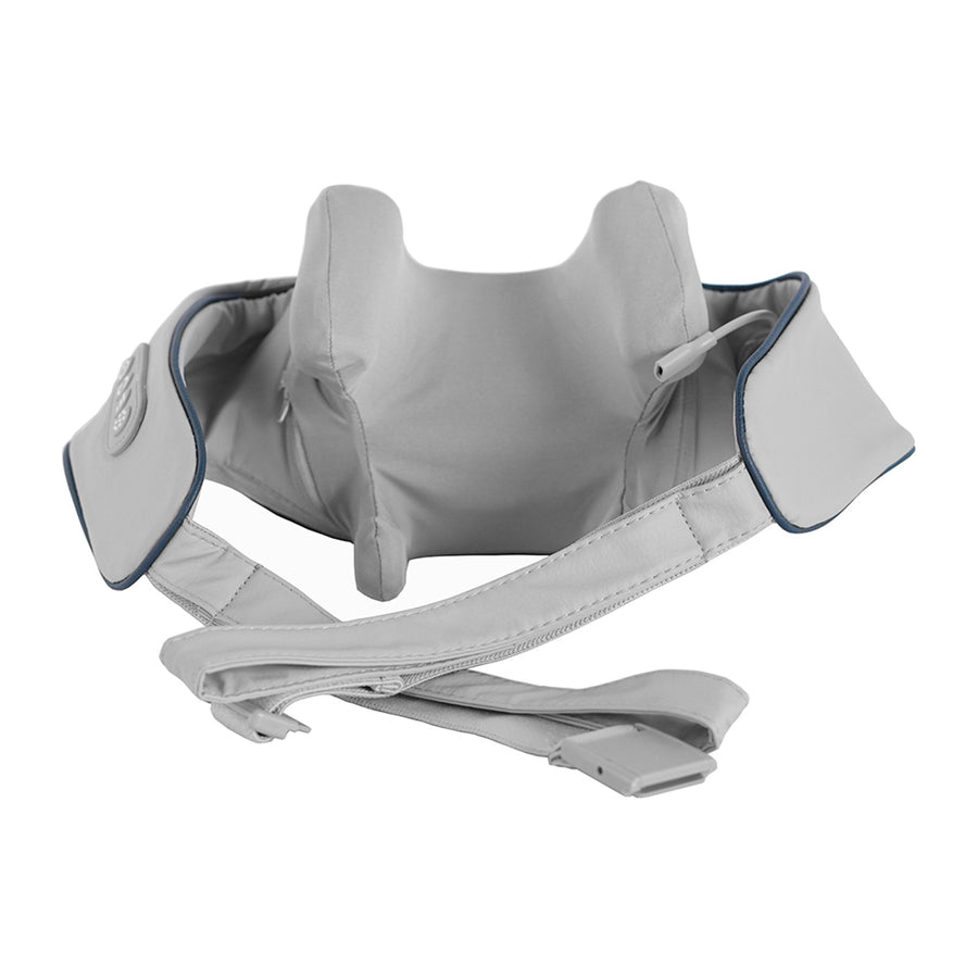 Massageredskap för axlar och nacke. Shiatsu, 5D-imiterade händer, 6 massagehuvuden, 3 lägen, 3 hastigheter, sladdlös, USB-C-laddningsport NACK- & SKULDERMASSAGER