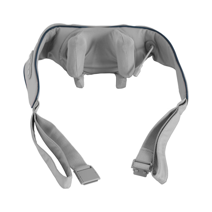 Massageredskap för axlar och nacke. Shiatsu, 5D-imiterade händer, 6 massagehuvuden, 3 lägen, 3 hastigheter, sladdlös, USB-C-laddningsport NACK- & SKULDERMASSAGER