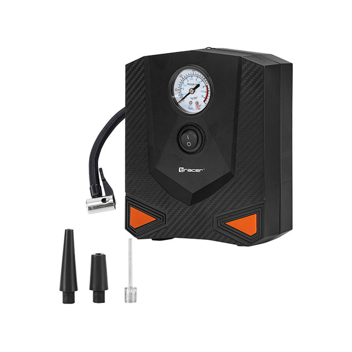 Tracer kompressor, för bil, motorcykel, cykel, boll, 120W, 8 bar, RES-03ML