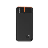 Tracer Powerbank, 10000 mAh, svart och orange, USB C, 2A, EnerGo