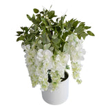 Damich konstgjord blåregn, 3-stänglade blommor, 9 blomställningar, 9pwb