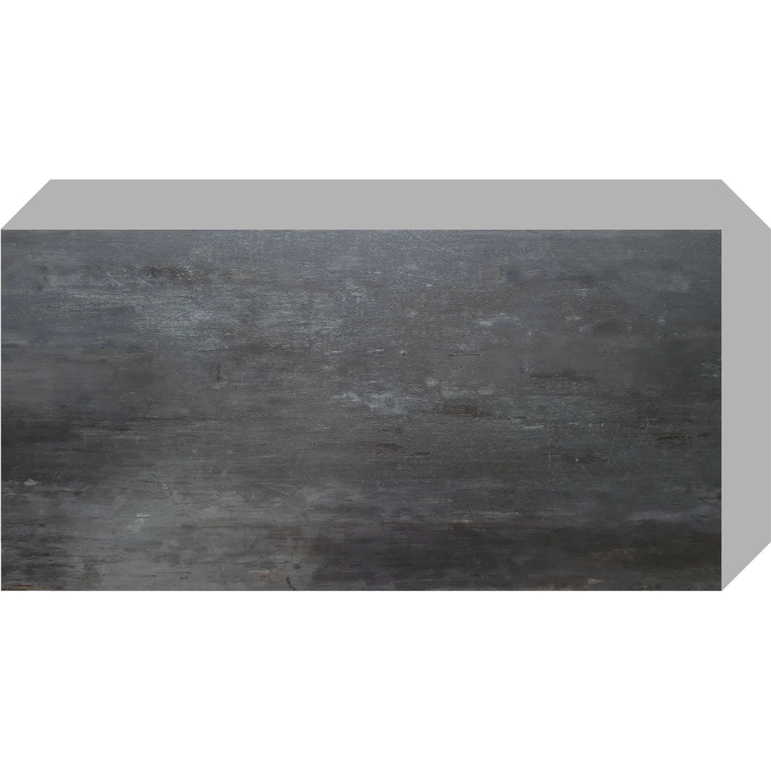 Fliesana självhäftande vägg- och golvplattor, set om 3, vattentäta, naturstensdesign, svart färg
