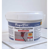 FugoFill avtagbar fogmassa för kakel, 1kg, grå