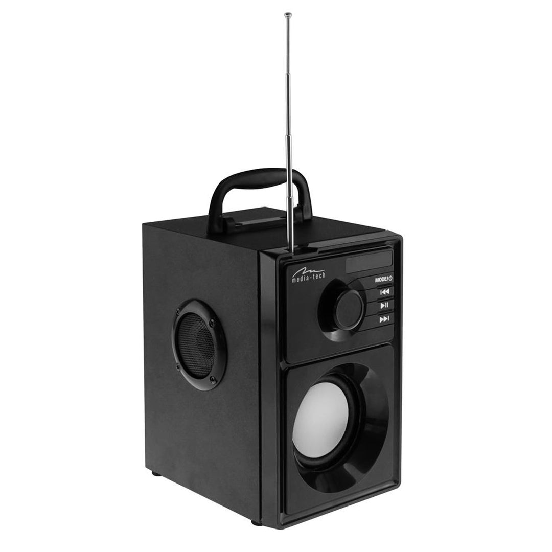 Media-Tech Trådlös högtalare, Bluetooth 5.1, FM-radio, AUX, RMS 15W, MT3179