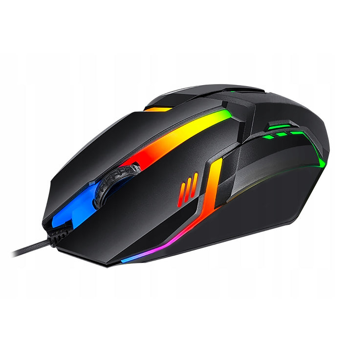 Vakoss gamingmus, RGB-bakgrundsbelyst, 1000 dpi, TM-5133K