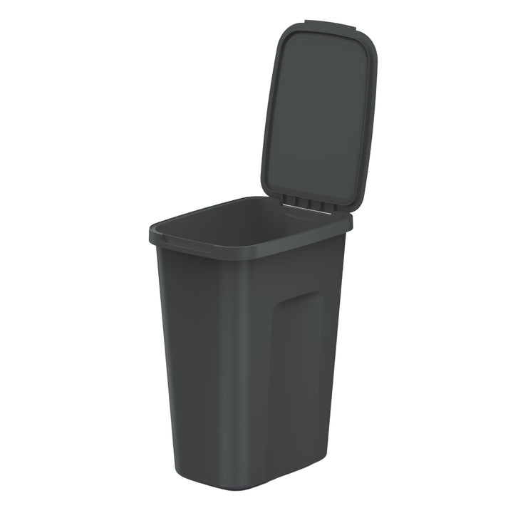 Papperskorg Keden, volym 35 liter, svart, COMPACTA Q PLUS