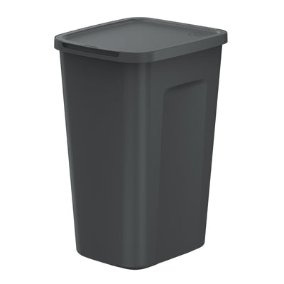 Papperskorg Keden, kapacitet 50 liter, svart, COMPACTA Q PLUS