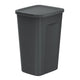 Papperskorg Keden, kapacitet 50 liter, svart, COMPACTA Q PLUS