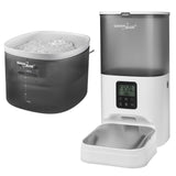 GreenBlue automatisk vattendispenser / drickare för husdjur, 3L, USB 5V1A, GB392 + GreenBlue automatisk matningsautomat / matare för husdjur, 6L, USB 5V1A, GB393