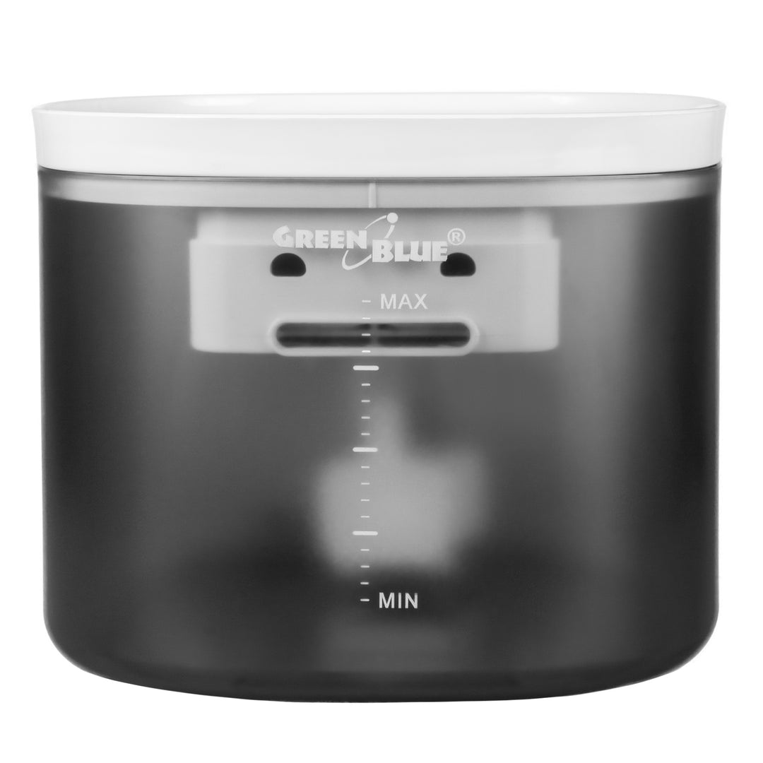 GreenBlue GB392 automatisk vattendispenser / drickare för husdjur + GreenBlue GB393 automatisk matdispenser / matare för husdjur + 60x40cm, 50 st underlag, GB495
