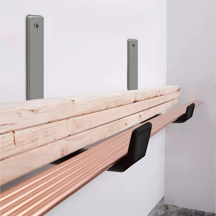 Väggfäste Maclean, för däck, hjul, stege, cykel, stål, max. belastning 5kg, MC-483, 2 st