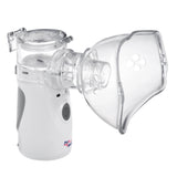 Promedix bärbar / handhållen sladdlös nebulisator inhalator, kit, masker, PR-835 + 2x Medicinska masker CE EN 14683:2019 - kit - blå färg 10 delar Promedix PR-280 BFE>98%.