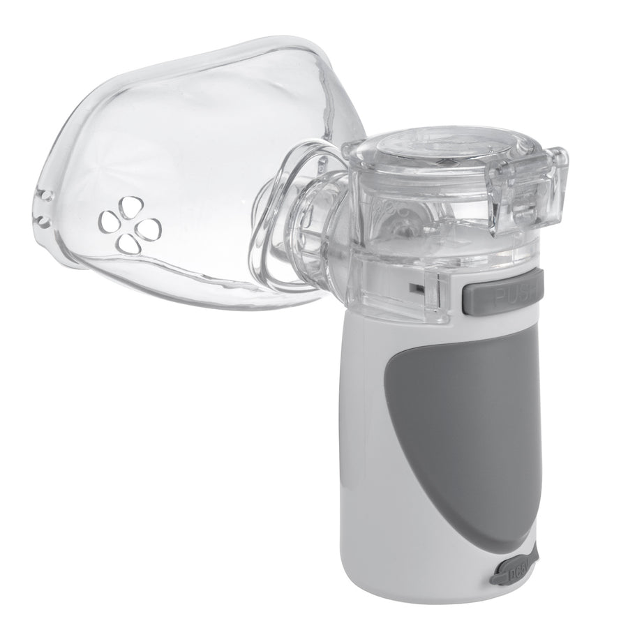 Promedix bärbar / handhållen sladdlös nebulisator inhalator, kit, masker, PR-835 + 2x Medicinska masker CE EN 14683:2019 - kit - blå färg 10 delar Promedix PR-280 BFE>98%.