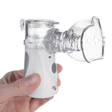 Promedix bärbar / handhållen sladdlös nebulisator inhalator, kit, masker, PR-835 + 2x Medicinska masker CE EN 14683:2019 - kit - blå färg 10 delar Promedix PR-280 BFE>98%.