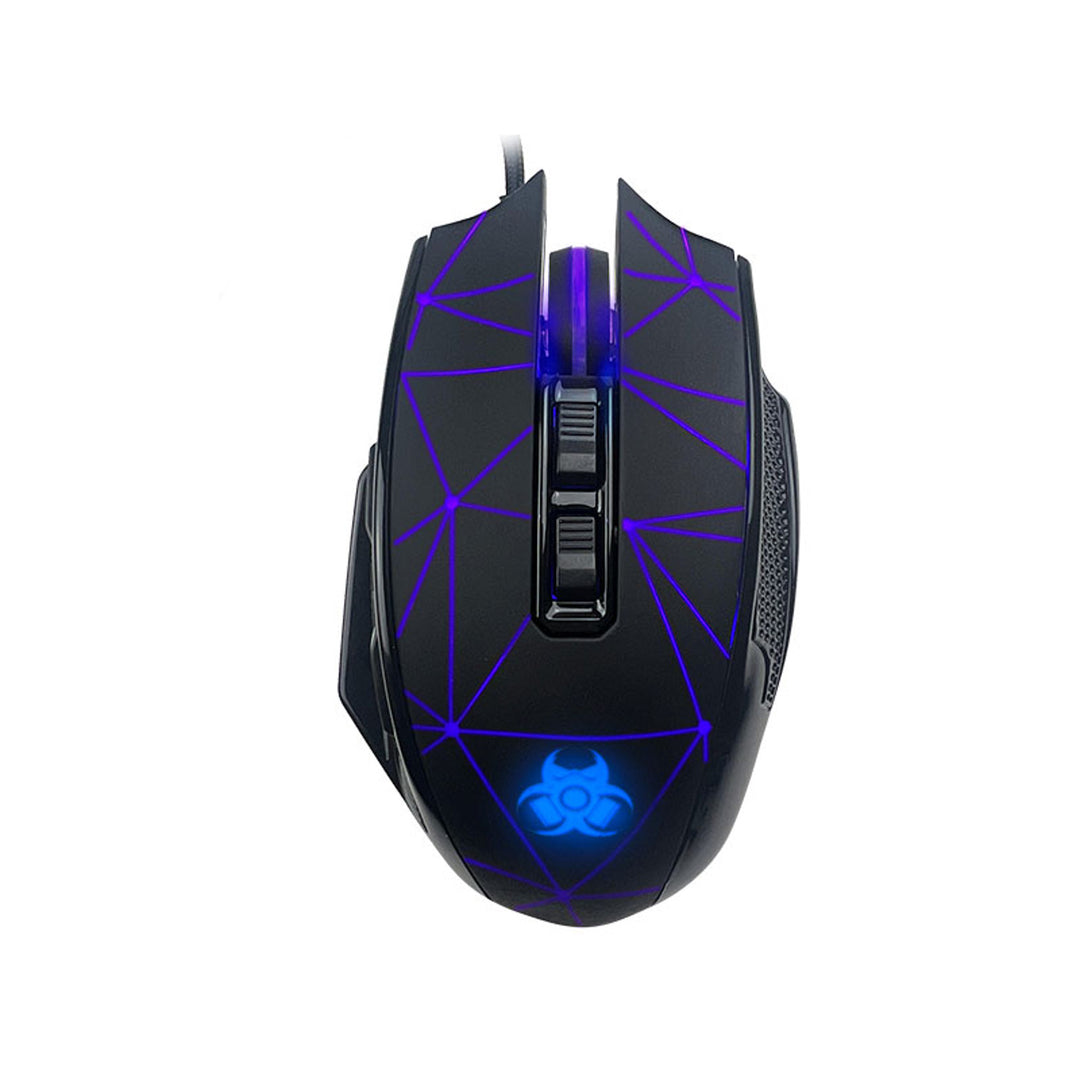 Tracer gamingmus, RGB-bakgrundsbelyst, 7200 DPI, Space