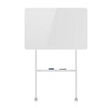 Ergo Office mobil skrivtavla, horisontell, vit, enkelsidig, med hylla, tavlans mått 1190x790mm, ER-306